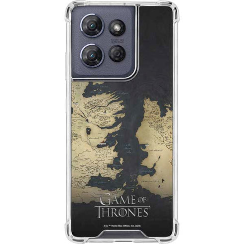 Game of Thrones: Westeros Map Moto G Play 5G (2025) Clear Case